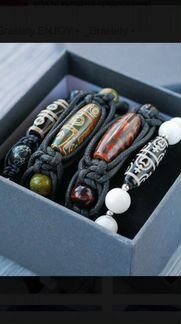 Браслеты шамбала со знаменитыми бусинами Дзи