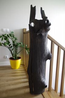 Дубовое панно Дядюшка Ау