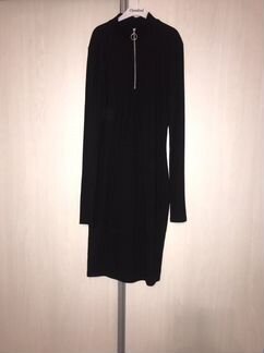 Женское черное платье