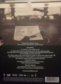 Metallica&San Francisco Symphony Orchestra 2DVD