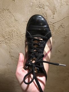 Кроссовки Burberry чёрные оригинальные практически