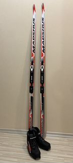 Лыжи, палки, ботинки