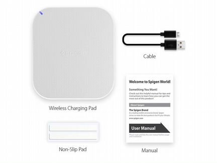 Беспроводная зарядка Spigen F302W новая