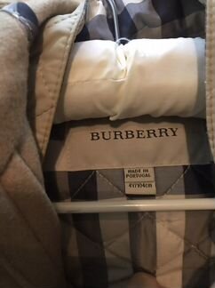 Даффлкот Burberry