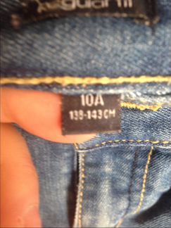 Шорты джинсовые на 140см