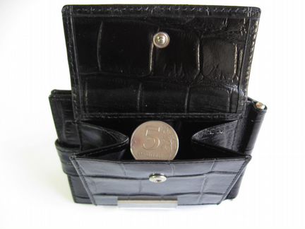 Кошелек, портмоне, зажим, натуральная кожа