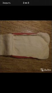 Конверт зимний для девочки из овчины