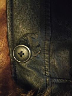 Зимняя кожаная куртка