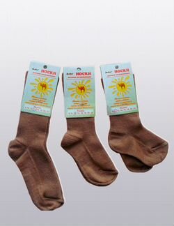 Носки детские из верблюжьей шерсти и шерсти ангоры