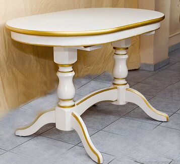 Стол кухонный белый