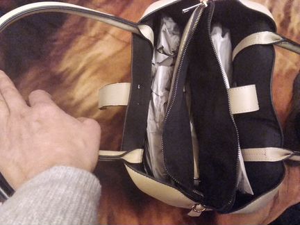 Сумка новая, беж