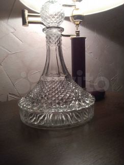 Графин хрустальный Чехословакии времен СССР