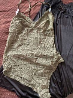 Боди новое кружевное kiabi 56-58