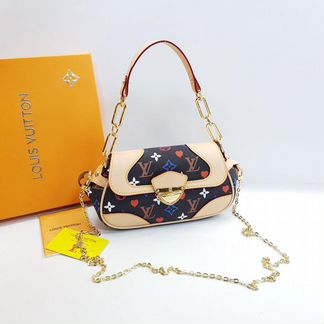 Новая женская сумка кожа на цепочке Louis Vuitton