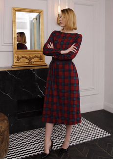 Платье в клетку