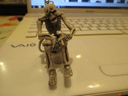 Брелок череп