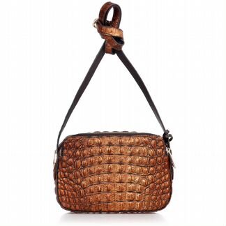 Сумка под крокодила Alessandro Beato Италия Новая