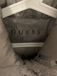 Пуховик guess зима,очень теплый
