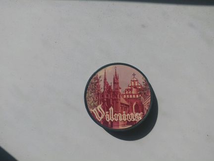 Значок Вильнюс СССР, 1990 г