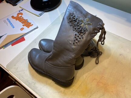 Сапоги зимние для девочки 35 размер