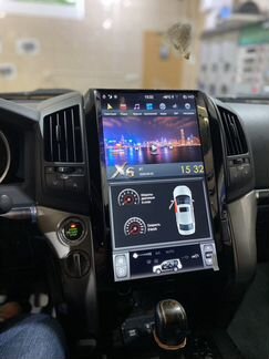 Магнитола Toyota Land Cruiser 200 Tesla