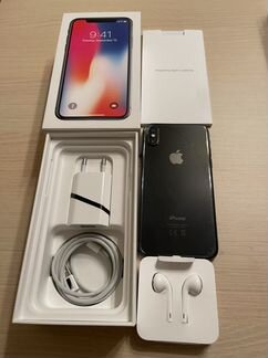 iPhone X 64gb чёрный б/у
