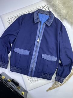 Куртка billionaire со вставками кожи страуса