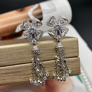 Серьги bvlgari висячие