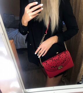 Сумка Bebe кожаная новая