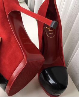 Туфли замшевые YSL