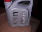 Моторное масло nissan motor oil 5w40