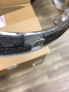 Окантовка фары хром Bentley Continental прав внут