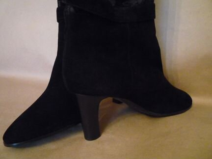 Замшевые сапоги 