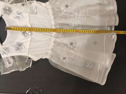 Платье Снежинки на 3-3.5 года