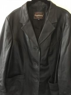 Продам пиджак, натуральная кожа, размер 52-56