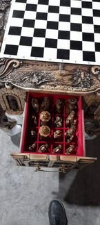 Шахматный стол Битва за Крепость