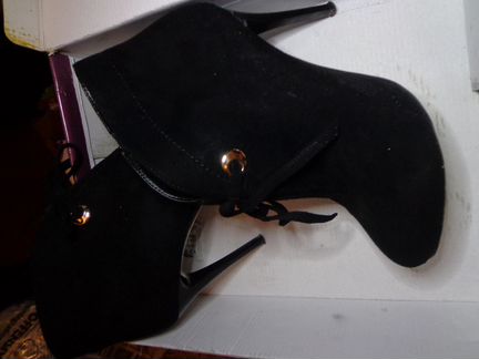 Италия Bestello) Туфли нат.кожа,Ботильоны черные