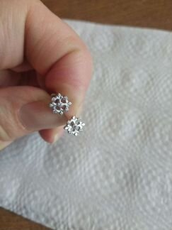 Серебряные серьги