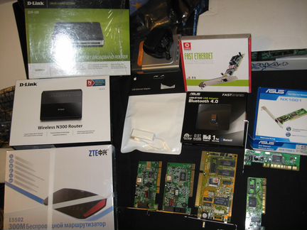 D-Link DIR615, Zyxel, вебка LifeCam, Tenda, Huawei