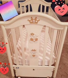 Кровать детская натуральное дерево массив