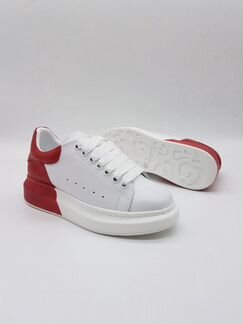 Кеды Alexander McQueen кожаные