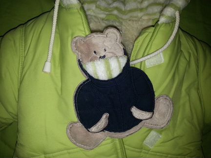 Зимний комбинезон теплый как новый рост 74