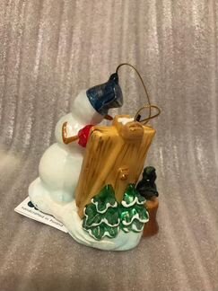 Ёлочная игрушка Komozja «Снеговик художник»
