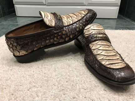 Кожаные лоферы