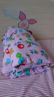 Ватное детское одеяло