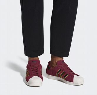Кроссовки Adidas Superstar Red Stripes оригинал