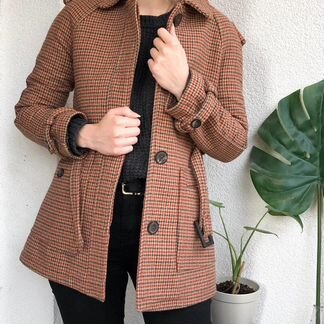 Текст Пальто Зара Zara женское на р.S/M не носили