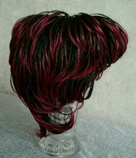 Парик Elegant Hair Япония каштан/бордо с косичками