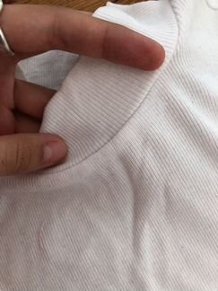 Безрукавка в рубчик хлопковая