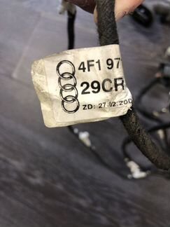 Проводка двери kessy bose Audi A6 C6